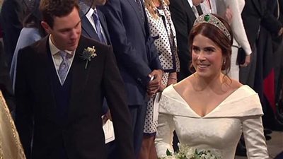 زفاف الأميرة يوجيني حفيدة الملكة إليزابيث
