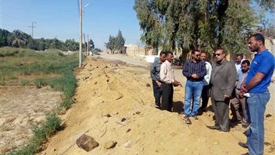 رئيس مركز مغاغة يتفقد مبنى مدرسة برطباط الثانوية الفنية