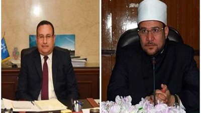 وزير الأوقاف ومحافظ الإسكندرية يكرمان الطلاب الوافدين
