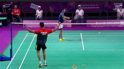 محمد مصطفى يحقق برونزية الريشة الطائرة في أولمبياد الشباب