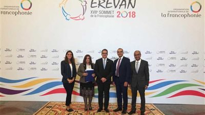 وزير الآثار يلقي كلمة مصر في الفرانكفونية