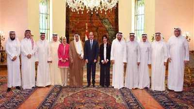 السيسي في حوار مع رؤساء تحرير الصحف الكويتية: العلاقات المصرية الكويتية نموذج يحتذى به