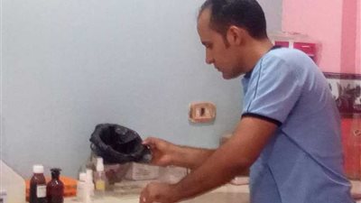 إغلاق معملين للتحاليل الطبية مخالفين في الغنايم.. (صور)