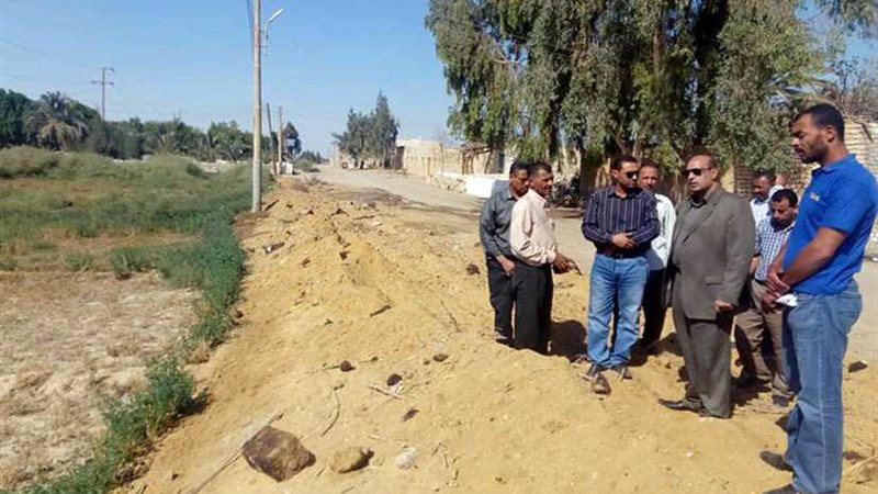 رئيس مركز مغاغة يتفقد