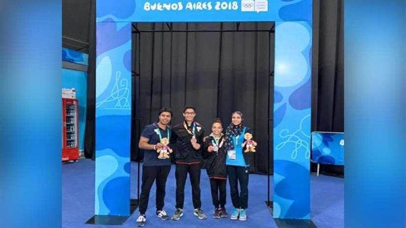 الجمباز يضيف فضية