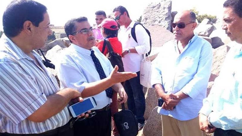 وفد يابانى يزور معبد