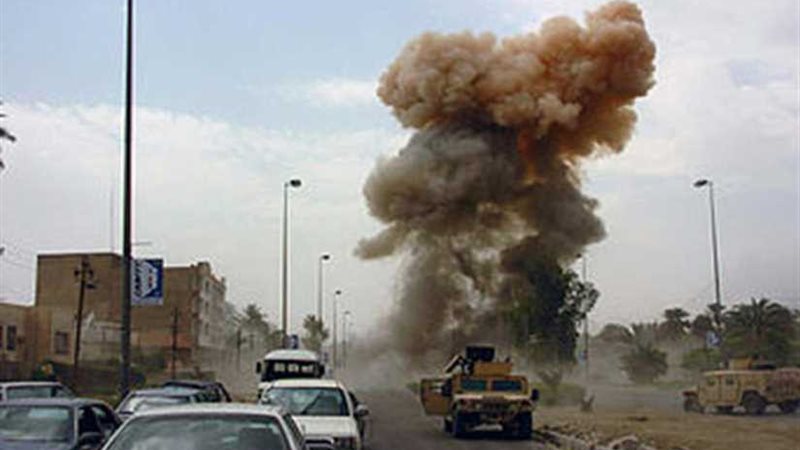 تفجير شاحنة مفخخة