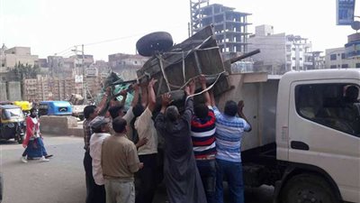 تنفيذ 345 إزالة إدارية خلال حملة مكبرة بشوارع ديرمواس بالمنيا