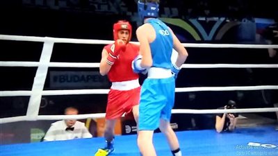 مروان مدبولي يتأهل لنصف نهائي وزن 60 كجم في الملاكمة بأولمبياد الأرجنتين