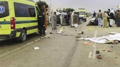 مصرع 3 من أسرة واحدة في حادث على طريق جمصة