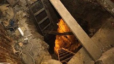 مصرع 4 أشخاص فى إنهيار حفرة أثناء تنقيبهم عن الآثار بسوهاج