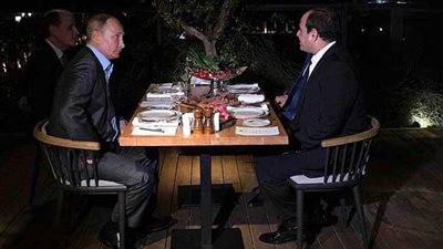 الرئيس السيسي: سعادتي بالغة بلقاء صديقي الزعيم بوتين