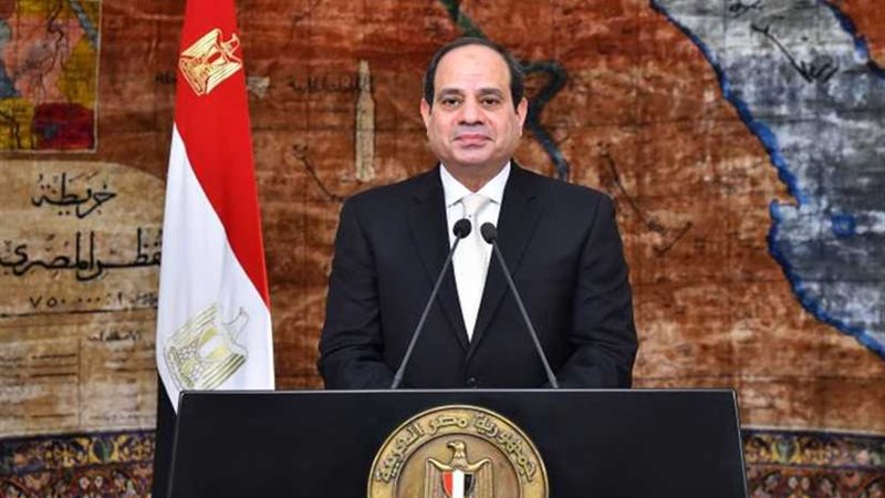 السيسي أول رئيس يلقي