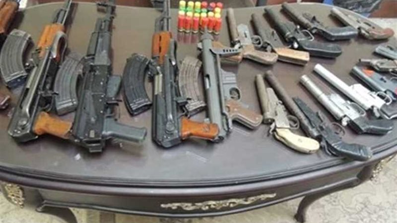 ضبط 443 قطعة سلاح