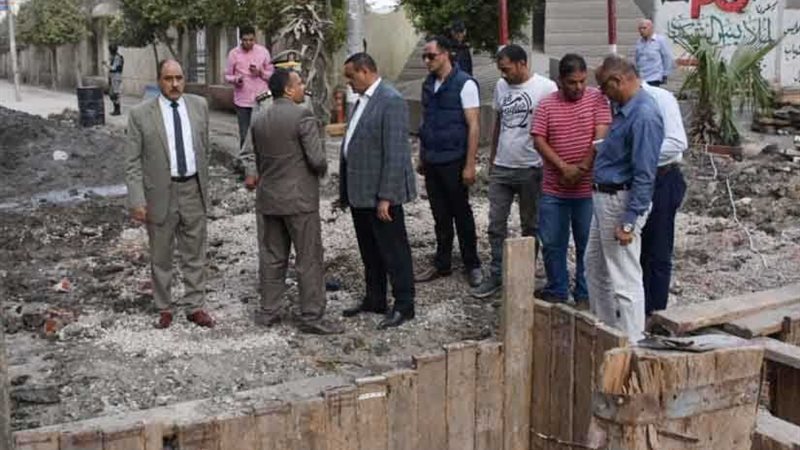 محافظ البحيرة يتفقد