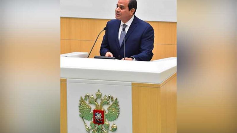 السيسي أول رئيس أجنبي