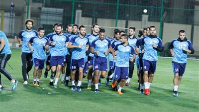 المصري يواصل تدريباته على ملعب الهدف استعداداً لفيتا كلوب