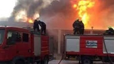 السيطرة على حريق هائل بمخبز بلدى بالبحيرة