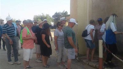 وفد ألماني يزور المعالم السياحية والأثرية بالمنيا