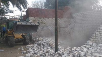 استرداد 75 ألف متر تعدٍ على أملاك الدولة بالقليوبية