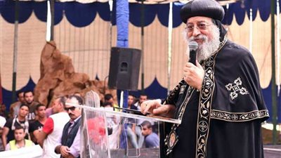 البابا تواضروس في مؤتمر شباب كنيسة الملاك ميخائيل بالإسكندرية