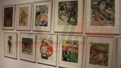 «سِنتيس» أبوالكاريكاتير المصري في خان مغربي (صور وفيديو)