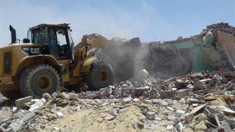 إزالة 6 حالات تعدٍ