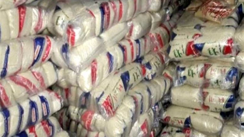 ضبط نصف طن سكر ناقص