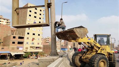 الطرق: حملات إزالة على الدائري لتيسير حركة المرور