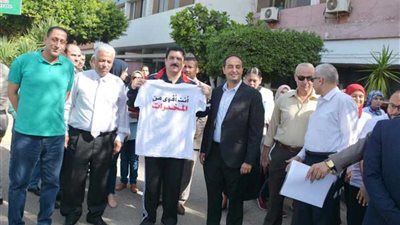 محافظ القليوبية ورئيس جامعة بنها يشهدان مؤتمر 