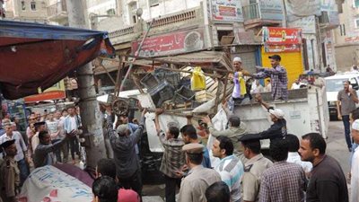 حملة مكبرة لإزالة الاشغالات والتعديات بإيتاى البارود (صور)