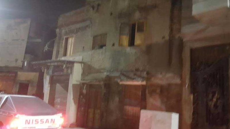 تصدع عقارين بدمنهور