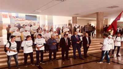 بانوراما لأنشطة طلاب التربية الرياضية بجامعة أسيوط.. صور