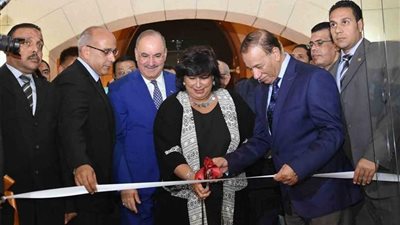 وزيرة الثقافة تفتتح الدورة الرابعة لملتقى القاهرة الدولي للخط العربي