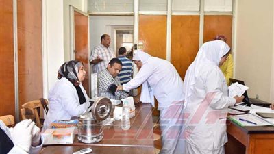 196 نقطة ارتكاز لإجراء المسح الطبى لفيروس 