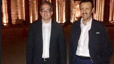 وزير الآثار يستقبل نائب رئيس الجمهورية والأمير سلطان بن سلمان