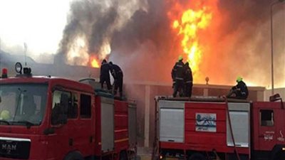 إخماد حريق نشب بمدرسة صناعية شرق الاسكندرية