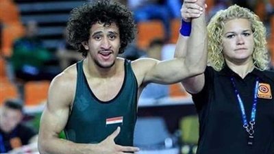 حسن حسن يحتل المركز الخامس ببطولة العالم للمصارعة بالمجر