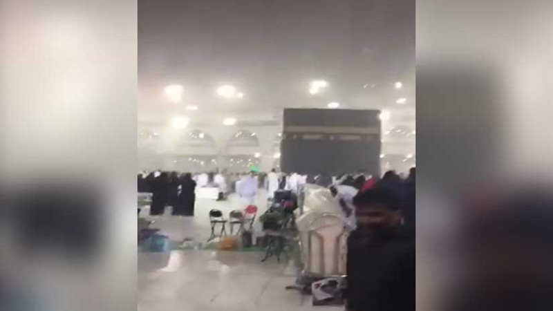 صاعقة رعدية في مكة