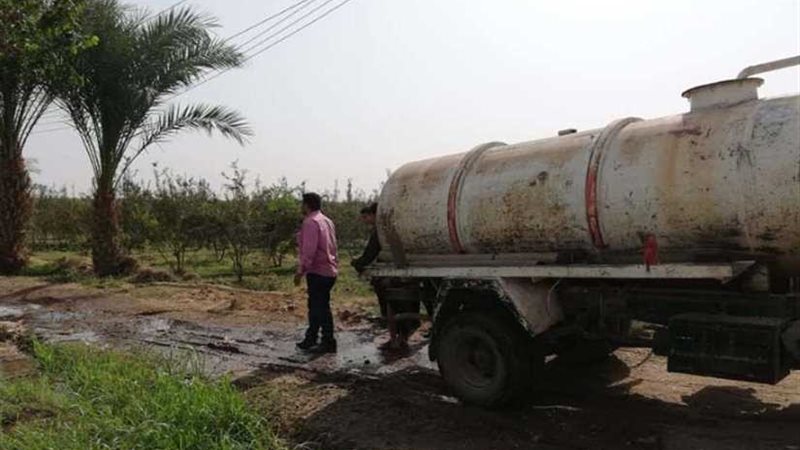 القبض علي سائق كسح