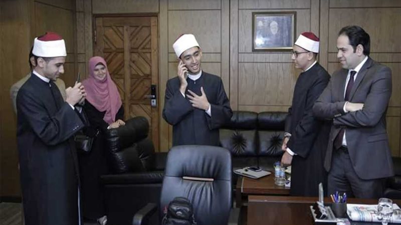 رسالة تشجيع من الأزهر