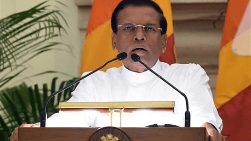 رئيس سريلانكا : إقالة