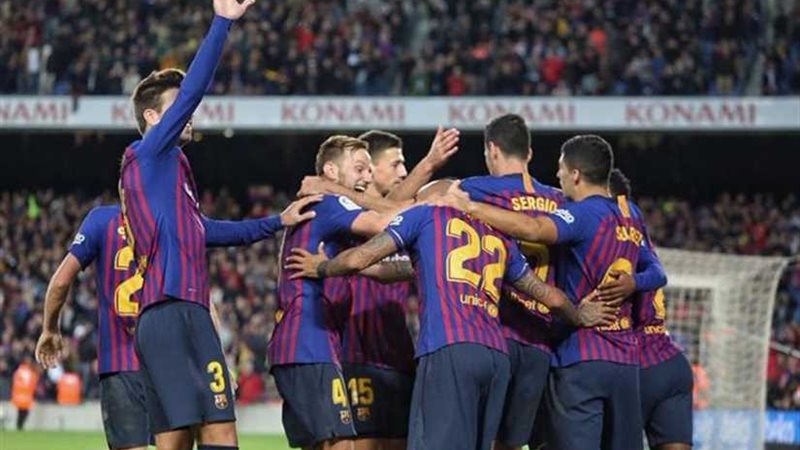 فوز برشلونة على ريال