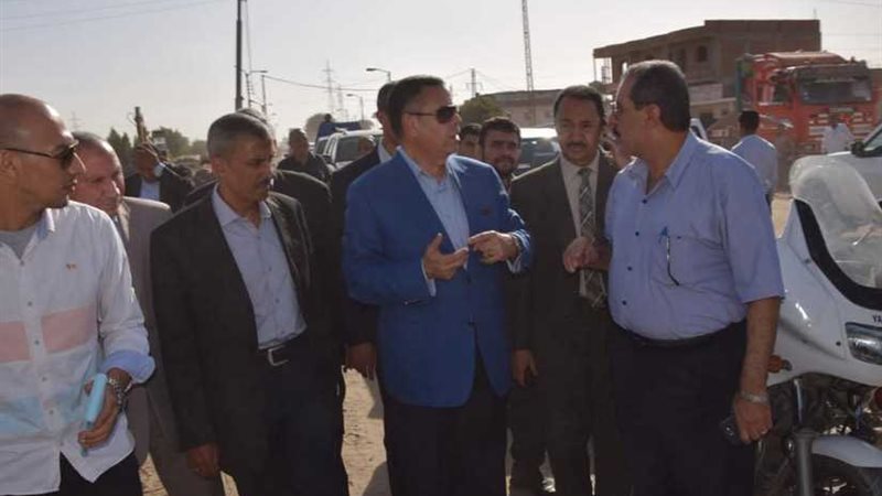 محافظ بني سويف يتفقد