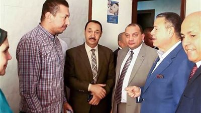 قافلة بيطرية لجامعة بني سويف بقرية بابويط