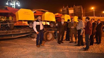 محافظ أسيوط يتفقد وحدتي التدخل السريع وتوزيع 21 مفرمة..(صور)