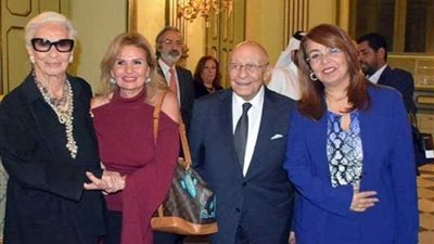 غادة والي تشهد حفل تكريم بطرس غالي وتدشين مؤسسة كيميت غالي للعلم والمعرفة