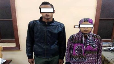 ضبط خادمة وسائق توك توك قاما بسرقة مشغولات ذهبية بأبوتيج