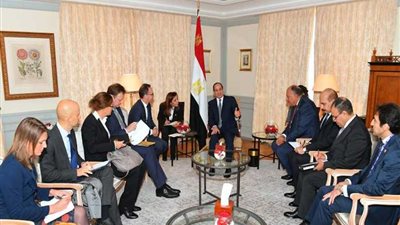 السيسي: حريصون على استمرار التنسيق والتشاور مع ألمانيا إزاء القضايا ذات الاهتمام المشترك