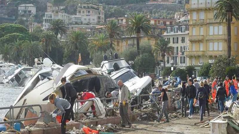 عواصف تضرب أوروبا..